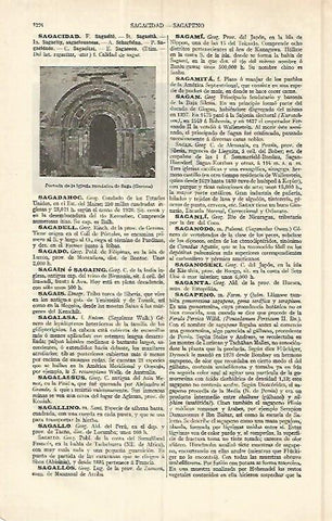 LAMINA ESPASA 17139: Iglesia de Saga Girona