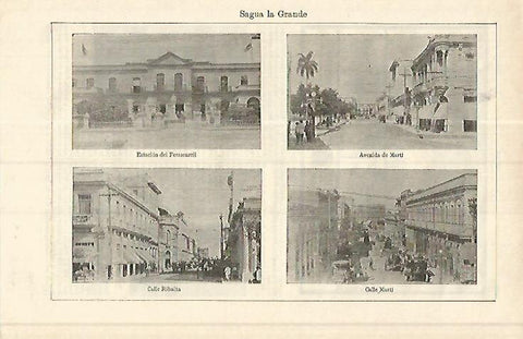 LAMINA ESPASA 17146: Vistas de Sagua la Grande