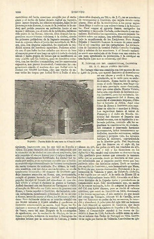 LAMINA ESPASA 17151: Puerta arabe en Sagunto Valencia