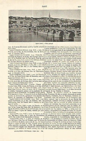LAMINA ESPASA 17172: Vista general de Saint Cloud