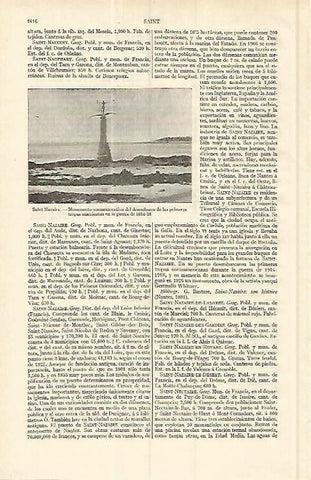 LAMINA ESPASA 17207: Monumento al desembarco de las tropas estadounidenses en la guerra de 1914-18