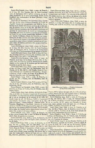 LAMINA ESPASA 17214: Iglesia de Saint Pere sous Vezelay