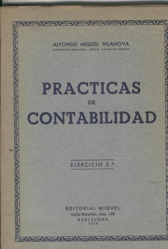 Practicas de contabilidad ejercicio segundo