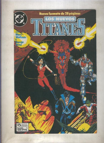 Nuevos Titanes volumen 2 numero 01 (numerado 4 en la trasera)