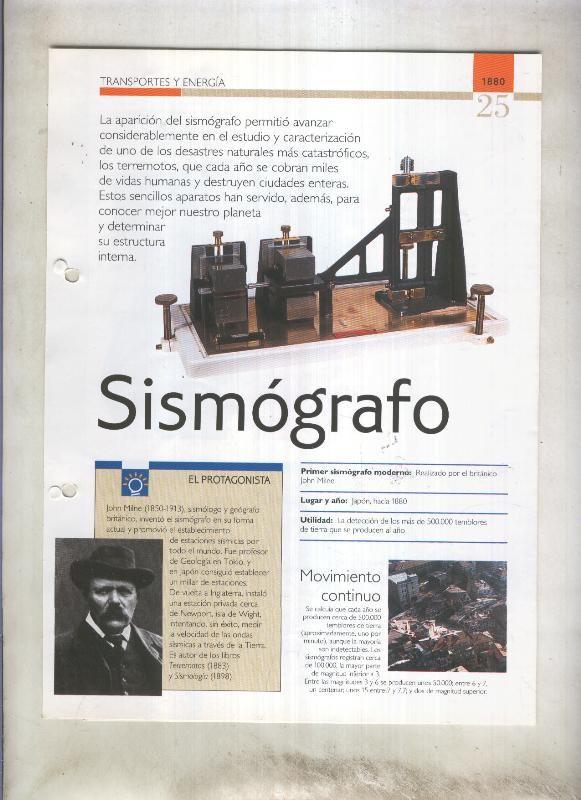 Sismografo:  son 4 paginas y 