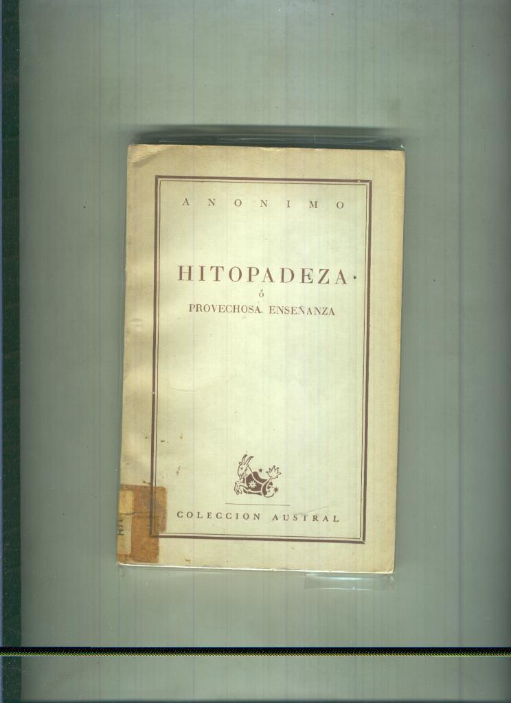 Austral numero 1264: Hitopadeza o provechosa enseñanza