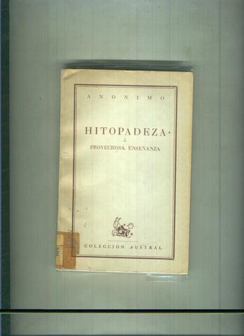 Austral numero 1264: Hitopadeza o provechosa enseñanza