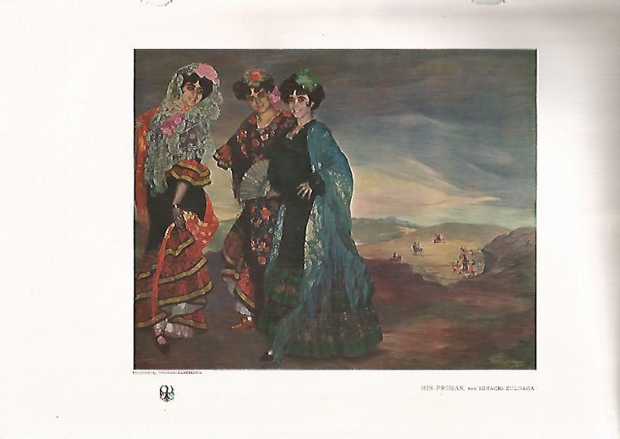 LAMINA 5032: Mis primas por Ignacio Zuloaga