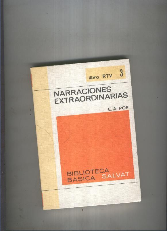 Biblioteca Basica Salvat libro RTV numero 003 (numerado 1 en interior): Narraciones extraordinarias