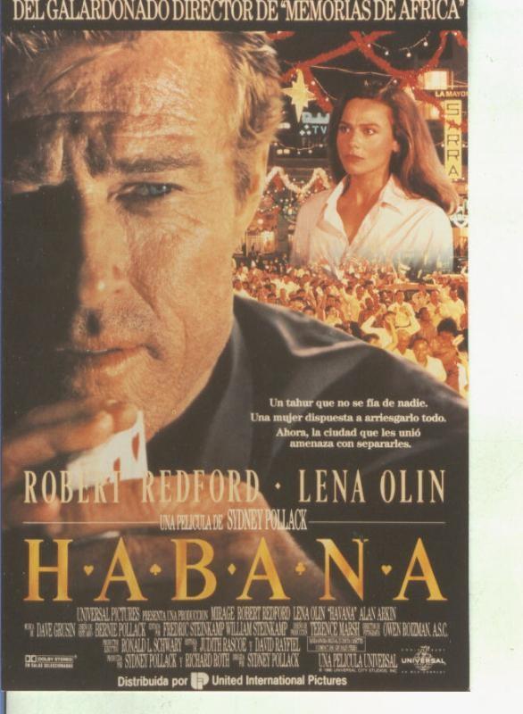 Foto cine 036: Habana (Robert Redfort-Lena Olin)