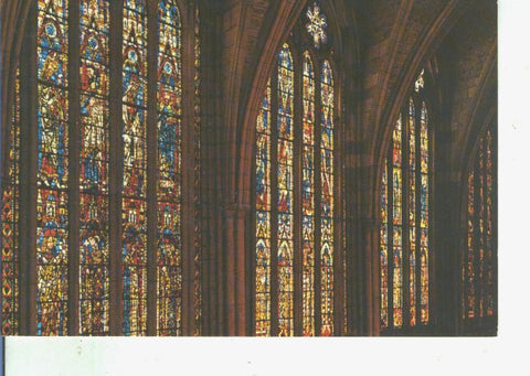 Postal 014504: Vidrieras de la catedral de Leon