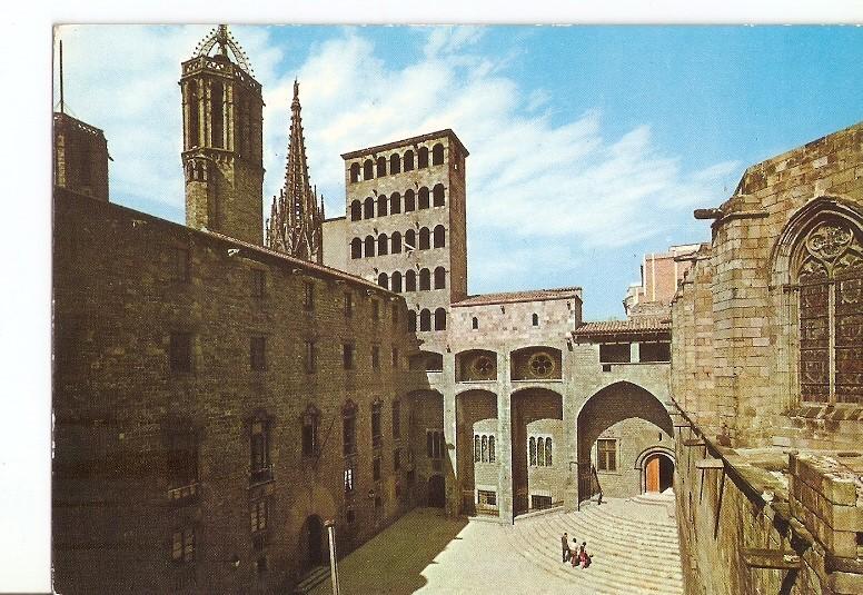 Postal 021784 : Plaza del Rey, Barrio Gotico - Barcelona
