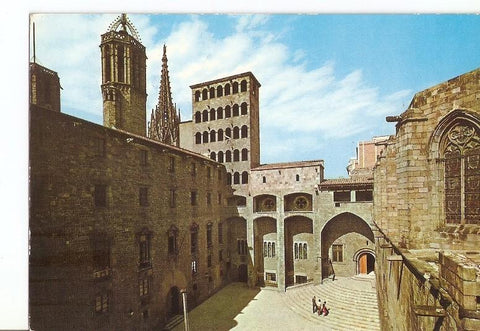 Postal 021784 : Plaza del Rey, Barrio Gotico - Barcelona