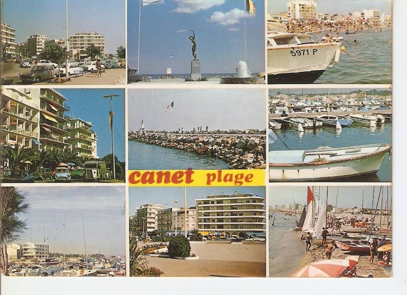 Postal 033700 : Canet Plage - Saint Nazaire en Roussillon. Souvenir de la plage radieuse