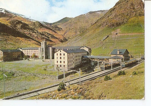 Postal 039326 : Nuria. Estacion invernal y veraniega. Vista general del Santuario
