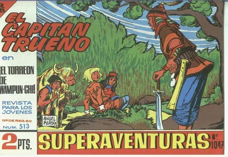 El Capitan trueno facsimil numero 513: El torreon de Wampun-Chi