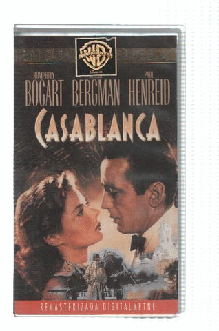 Pelicula VHS: CASABLANCA (Edicion Especial Remasterizada) - Michael Curtiz 