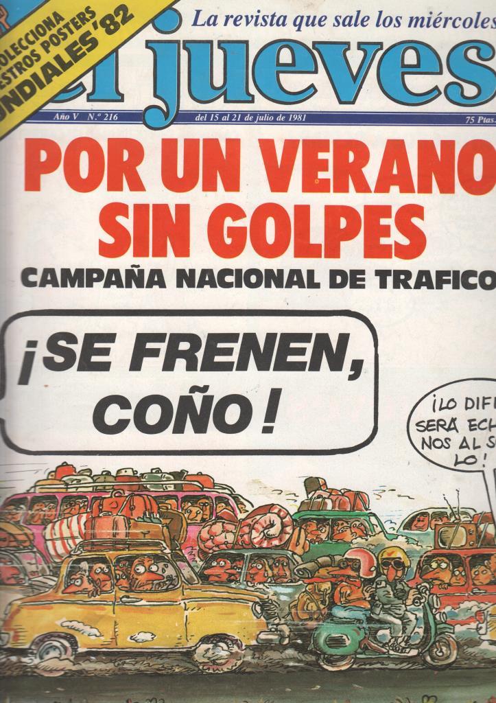 EL JUEVES numero 216 - POR UN VERANO SIN GOLPES