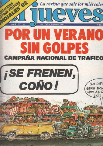 EL JUEVES numero 216 - POR UN VERANO SIN GOLPES