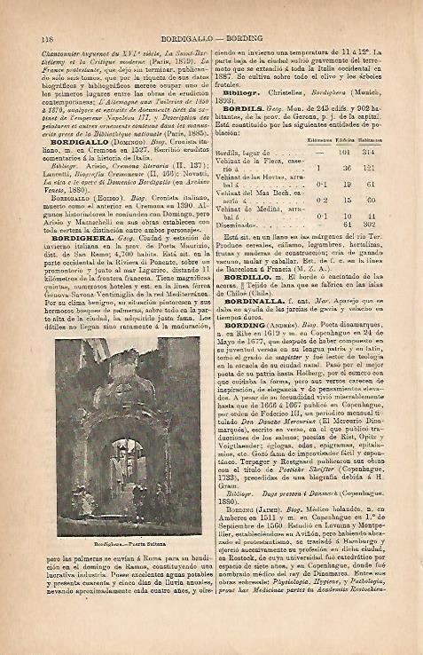 LAMINA ESPASA 11762: Puerta Sultana en Bordighera Italia