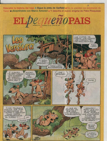 El Pequeño Pais numero 812: Calvin  y Hobbes