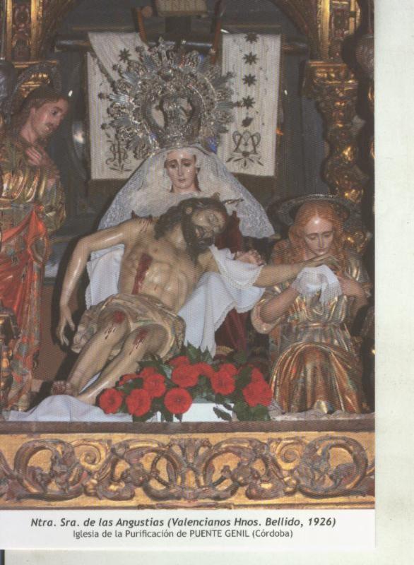 Postal 011777: Virgen Ntra Sra de las Angustias, Puente Genil (Cordoba)