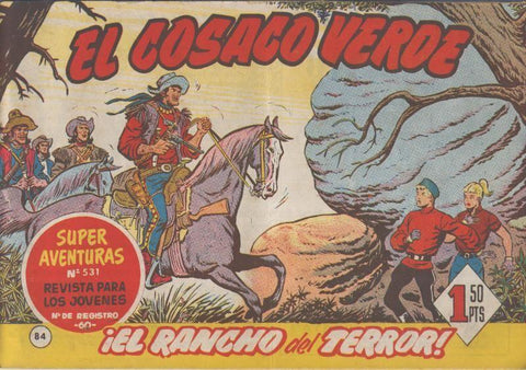 El Cosaco Verde original numero 084: El rancho del terror