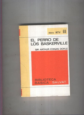 Biblioteca Basica Salvat libro RTV numero 068 (numerado 1 en interior): El perro de los baskerville 