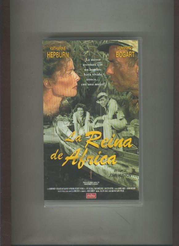 Video VHS: La reina de Africa (Katharine Hepburn-Humphrey Bogart)