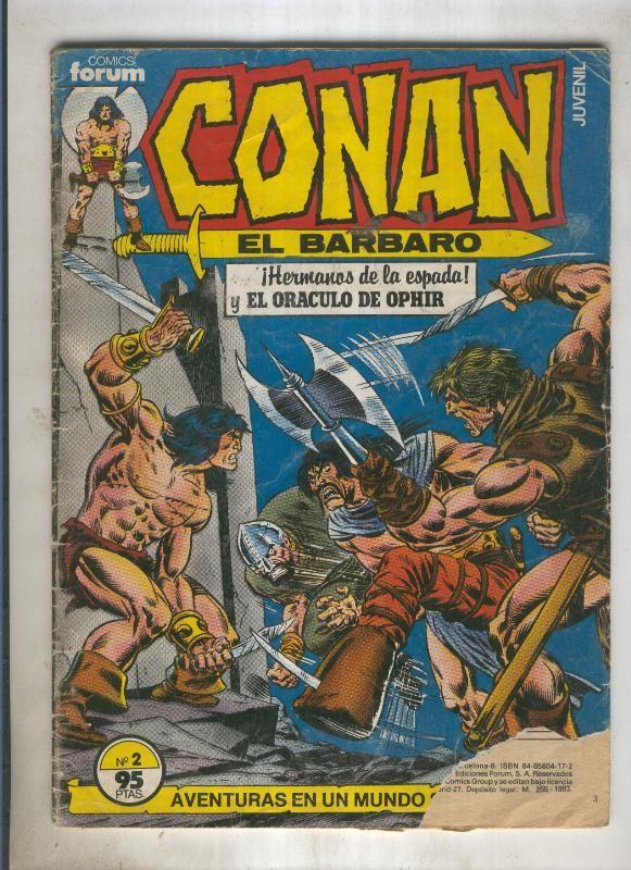 Conan el Barbaro primera edicion numero 002 (numerado 3 en trasera)