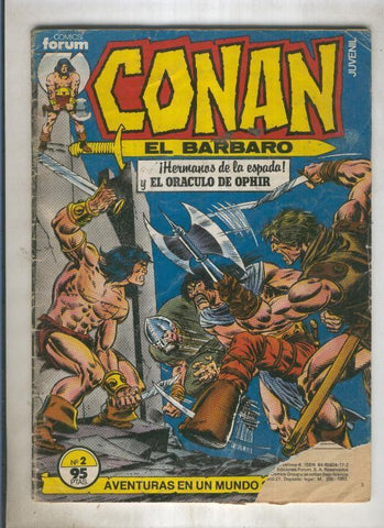 Conan el Barbaro primera edicion numero 002 (numerado 3 en trasera)
