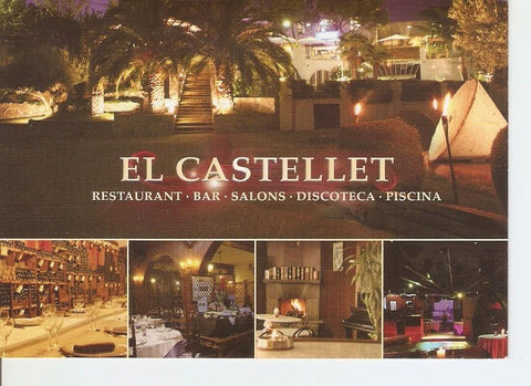 Postal 028604 : El Castellet, Restaurant bar, Salons, discoteca, piscina