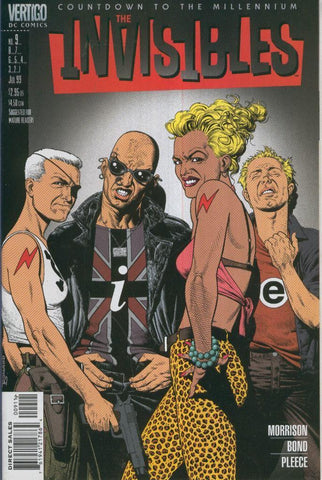 THE INVISIBLES, Vol.3 No.04 : Satanstorm FOUR (numeracion en portada 9)