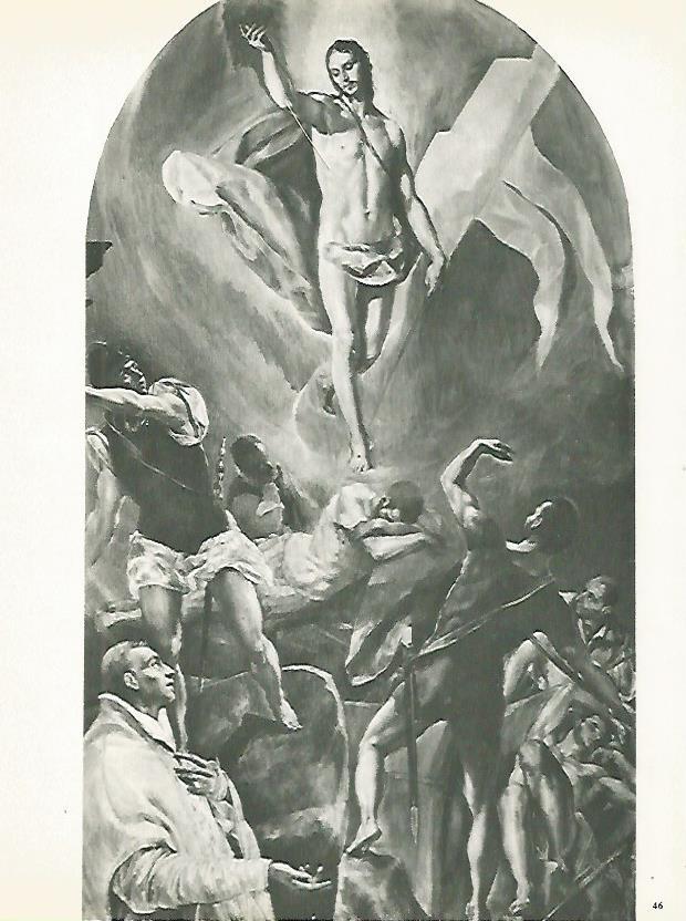 LAMINA 1974: EL GRECO. Resurreccion