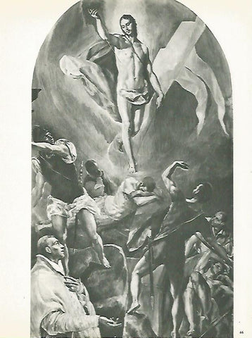 LAMINA 1974: EL GRECO. Resurreccion