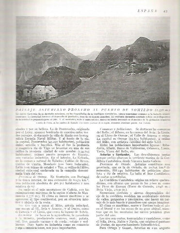 LAMINA 3054: ESPAÑA. Caserio de Urria Asturias