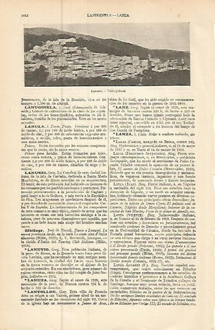 LAMINA ESPASA 9298: Vista de Lanusei Italia