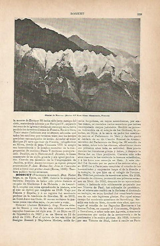 LAMINA ESPASA 11737: Glaciar de Bossons Francia