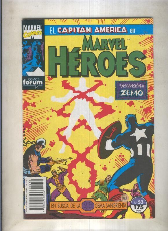 Marvel Heroes numero 53: El Capitan America (numerado 2 en trasera)