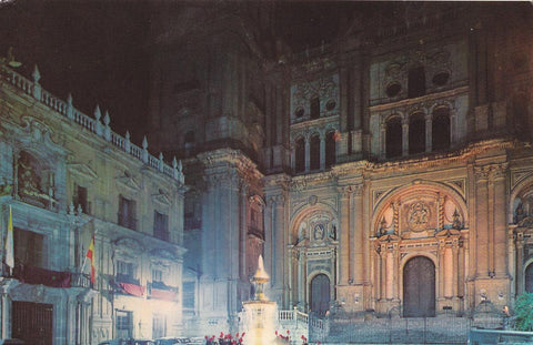 Postal 61123 : Malaga. Plaza del Obispo