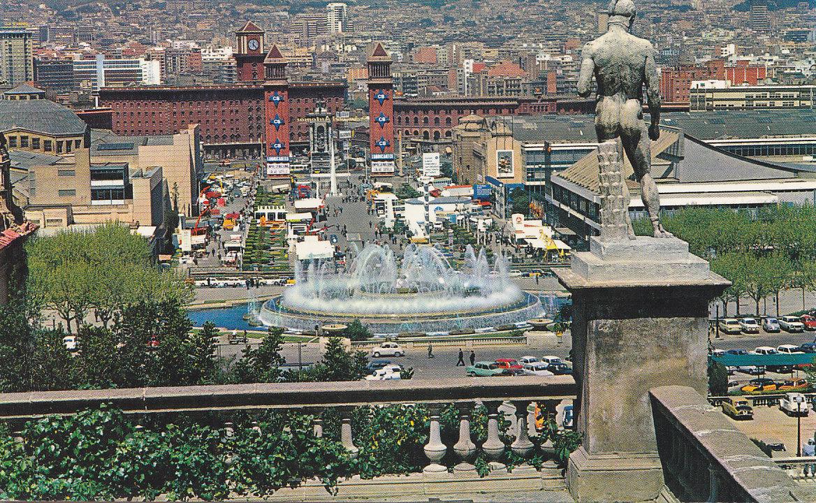 Postal 61127 : Barcelona. Panorama desde el Palacio Nacional de Montjuic