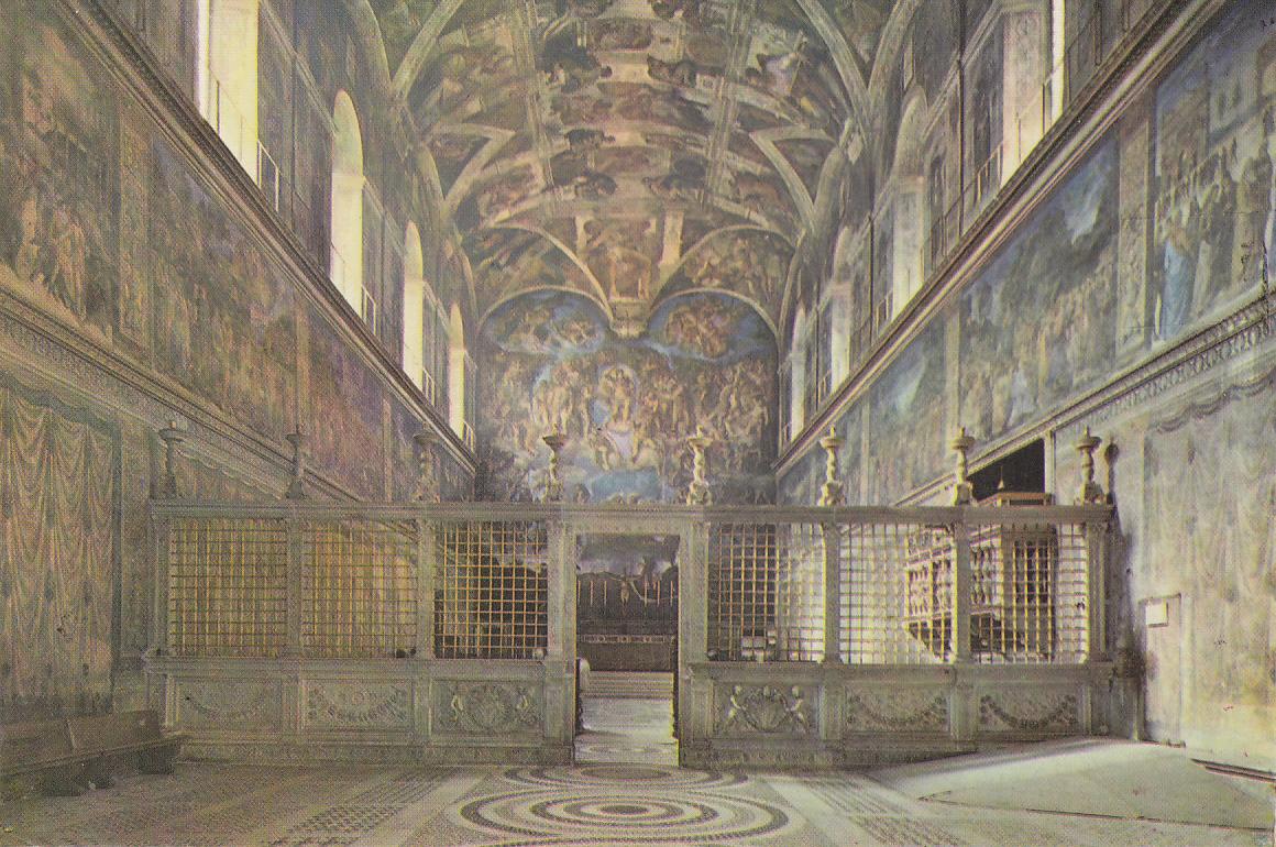 Postal 61132 : Citta del Vaticano. Cappella Sistina