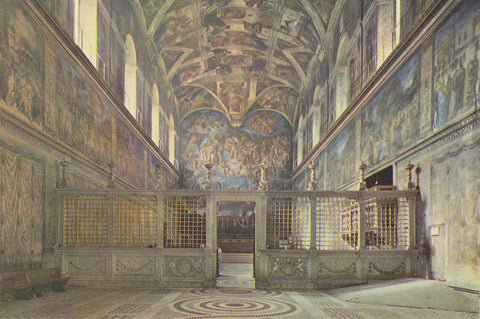 Postal 61132 : Citta del Vaticano. Cappella Sistina