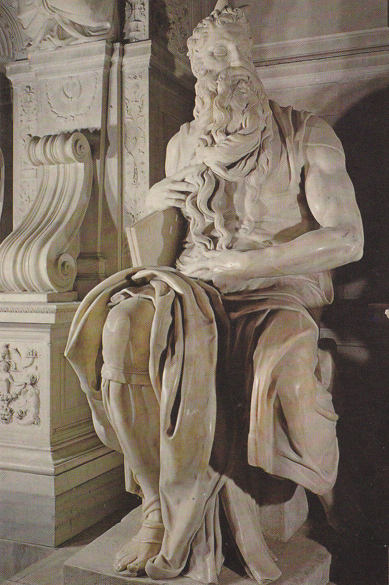 Postal 61183 : Roma - Basilica di S. Pietro in Vincoli. Moses by Michelangelo