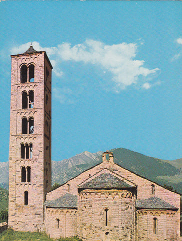 Postal 61190 : Pirineu Catala-Vall de Bohi (Lleida). Tahull. Esglesia Romanica de Sant Climent