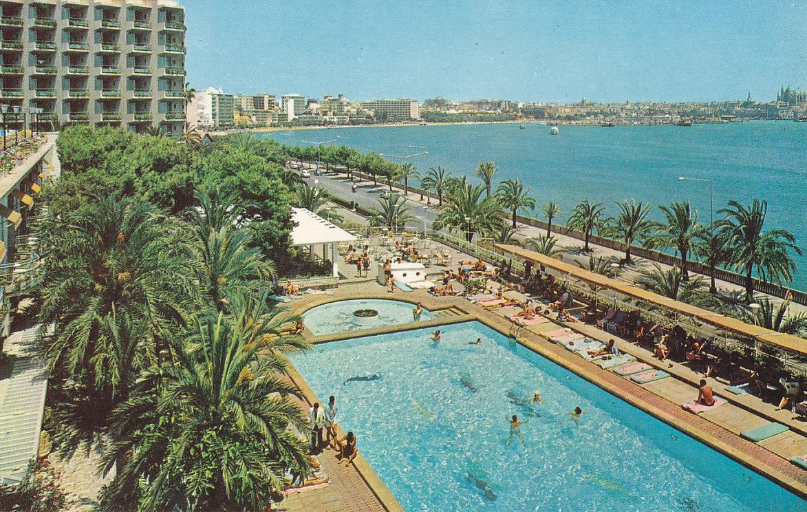 Postal 61223 : Mallorca. Palma. Vista parcial y Paseo Maritimo