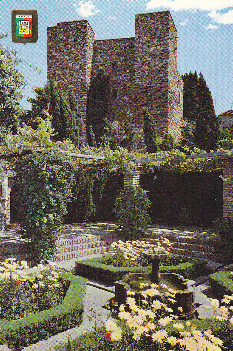 Postal 61226 : Malaga (Costa del Sol). Alcazaba. Patio de Armas. Puerta de Granada