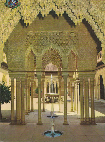 Postal 61236 : Granada. Alhambra. Arcadas patio de los Leones