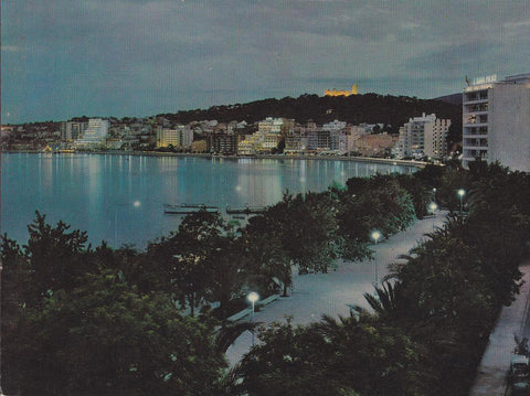 Postal 61242 : Mallorca (Baleares) España. Palma. Paseo Maritimo. Vista nocturna