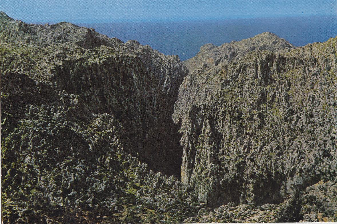 Postal 61253 : Mallorca. Torrente del Pareis. Vista parcial del Torrente